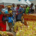 The First Lady of Nigeria, HE Oluremi Tinubu distributes palliatives to 500 widows at the 2023 August Meeting in Imo State