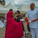 The First Lady of Nigeria, HE Oluremi Tinubu distributes palliatives to 500 widows at the 2023 August Meeting in Imo State